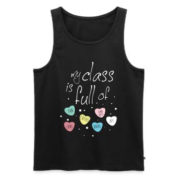 Primary school primary school teacher - Men's Premium Organic Tank Top - black - Front - Michal (187cm)