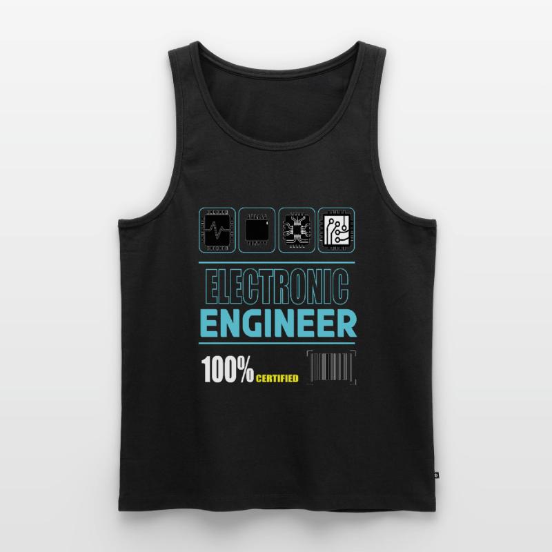 Electrical Engineer Electrical Engineer Electrical Engineering Men's Premium Organic Tank Top