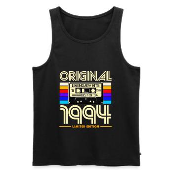 Original 1994 Limited Edition Cassette - Débardeur bio Premium Homme - noir - Devant - Michal (187cm)