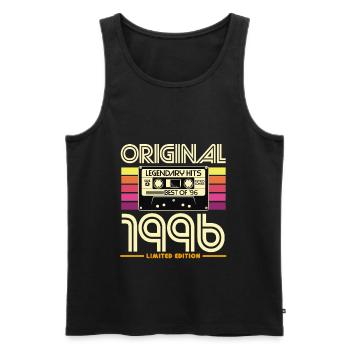 Original 1996 Édition Limitée - Débardeur bio Premium Homme - noir - Devant - Michal (187cm)