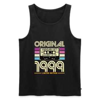Original 1999 Edition Limitée - Débardeur bio Premium Homme - noir - Devant - Michal (187cm)