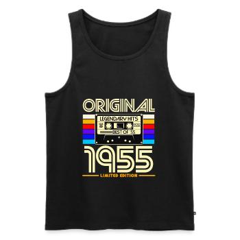 Original 1955 Hits Rétro - Débardeur bio Premium Homme - noir - Devant - Michal (187cm)