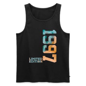 29TH BIRTHDAY LIMITED EDITION 1997 - Men's Premium Organic Tank Top - black - Front - Michal (187cm)