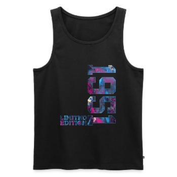 75TH BIRTHDAY 75TH ANNIVERSARY LIMITED EDITION 1951 - Men's Premium Organic Tank Top - black - Front - Michal (187cm)