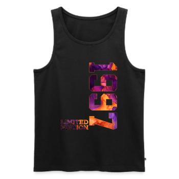 LIMITED EDITION 1997 29 JAHRE 29. GEBURTSTAG - Männer Premium Bio Tank Top - Schwarz - Vorne - Michal (187cm)