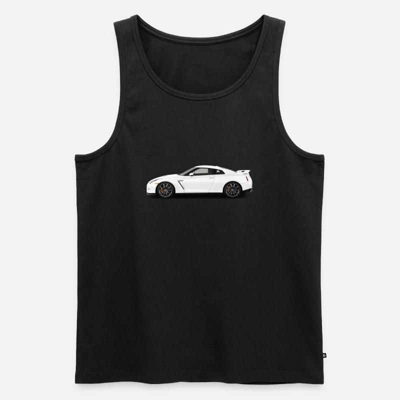GTR R35 - Männer Premium Bio Tank Top - Schwarz