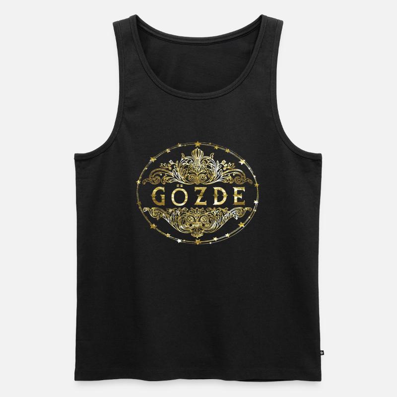 Gözde - Männer Premium Bio Tank Top - Schwarz