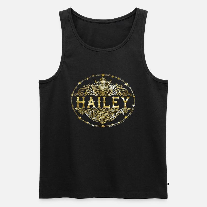 Hailey - Männer Premium Bio Tank Top - Schwarz