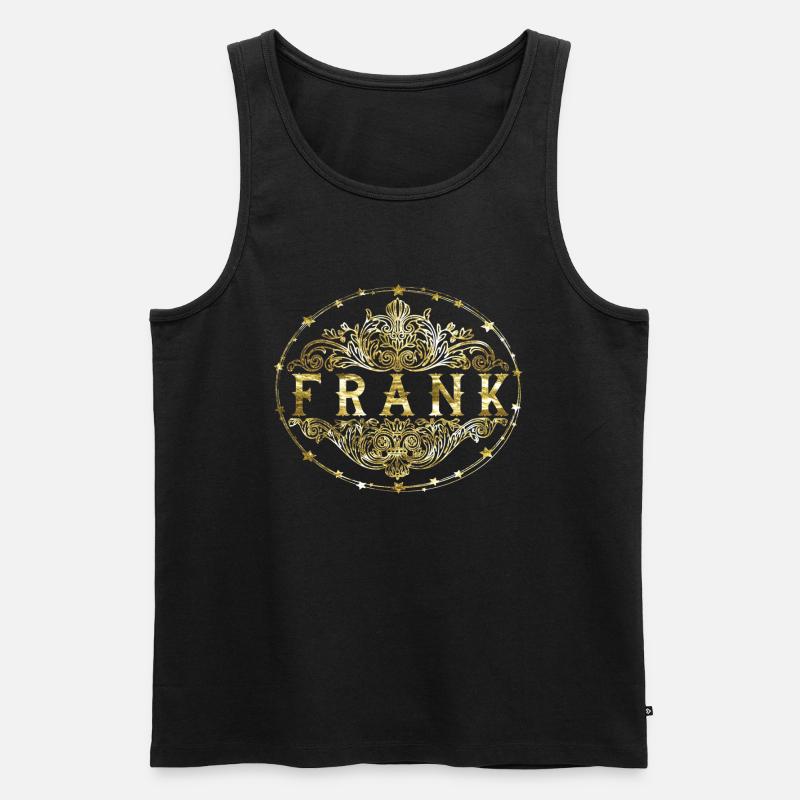 Frank - Männer Premium Bio Tank Top - Schwarz