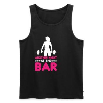 Another Night At The Bar 3 - Men's Premium Organic Tank Top - black - Front - AI Model Male 178 light (178cm)