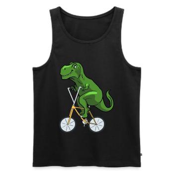Road Bike Bicycle Road Cyclist Cycling Cyclist - Men's Premium Organic Tank Top - black - Front - Michal (187cm)