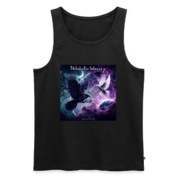 NW - Soaring Eternally - Men's Premium Organic Tank Top - black - Front - AI Model Male 178 light (178cm)