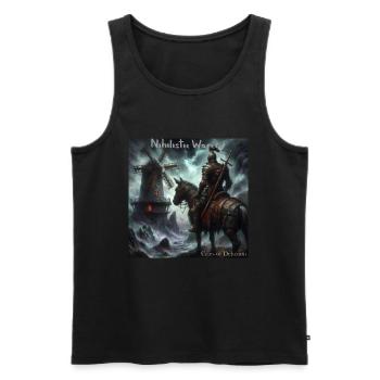 NW - Cries of Delusion - Men's Premium Organic Tank Top - black - Front - AI Model Male 178 light (178cm)