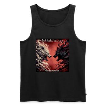 NW - Internal Warheads - Men's Premium Organic Tank Top - black - Front - AI Model Male 178 light (178cm)