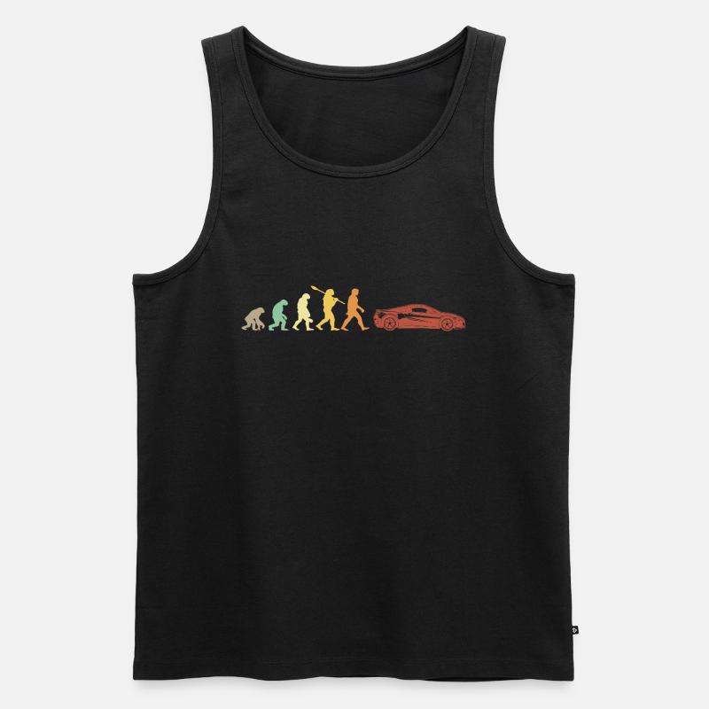 Auto De Sport Evolution - Männer Premium Bio Tank Top - Schwarz