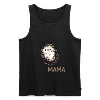 Lustiges Afrikanischer Weißbauchigel Igel Kostüm - Männer Premium Bio Tank Top - Schwarz - Vorne - Michal (187cm)