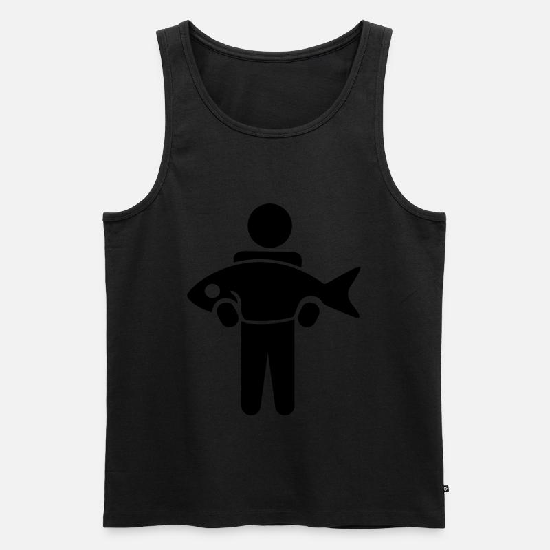 Fischer fisch angeln - Männer Premium Bio Tank Top - undefined