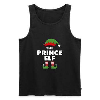 Le Prince Elfe - Débardeur bio Premium Homme - noir - Devant - Michal (187cm)