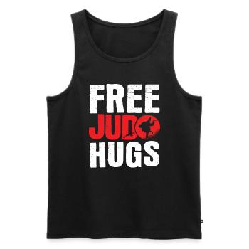Japanischer Kampfsport Judo - Männer Premium Bio Tank Top - Schwarz - Vorne - Michal (187cm)