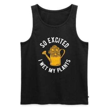 Landschaftsgärtner Hobbygärtner Gärtner - Männer Premium Bio Tank Top - Schwarz - Vorne - AI Model Male 178 light (178cm)