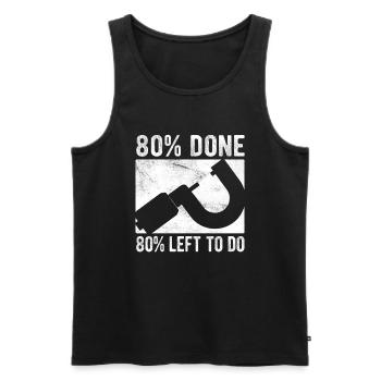 Maschinen-Bediener Maschinenführer Machinist - Männer Premium Bio Tank Top - Schwarz - Vorne - AI Model Male 178 light (178cm)