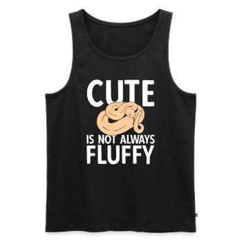 Reptilien Für Fans Von Schlangen - Männer Premium Bio Tank Top - Schwarz - Vorne - Michal (187cm)