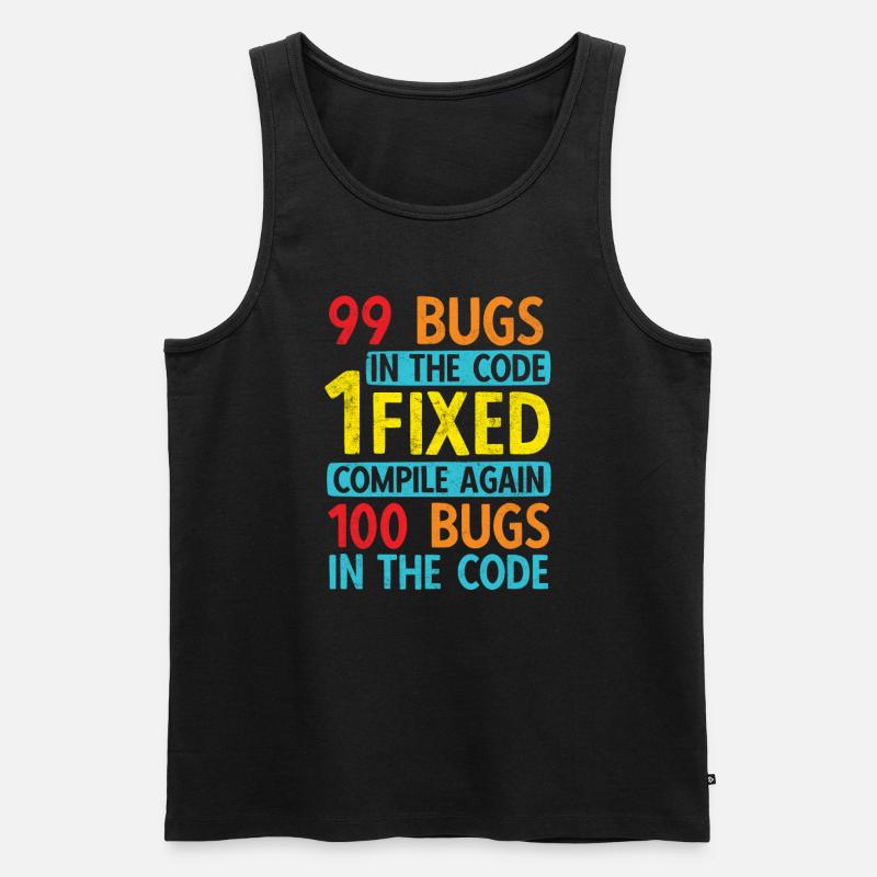 Software Ingenieur Informatiker Programmierer - Männer Premium Bio Tank Top - Schwarz