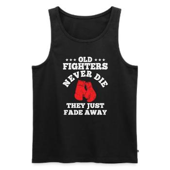 Boxsport Boxing - Männer Premium Bio Tank Top - Schwarz - Vorne - Michal (187cm)