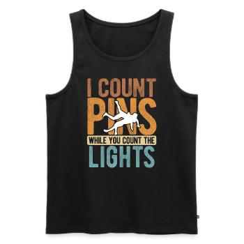 Grappling Martial Arts Wrestling - Männer Premium Bio Tank Top - Schwarz - Vorne - AI Model Male 178 light (178cm)