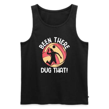 Volleyballer Spruch Für Volleyballspiel Volleyball - Männer Premium Bio Tank Top - Schwarz - Vorne - AI Model Male 178 light (178cm)