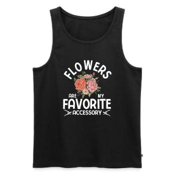 Landschaftsgärtner Hobbygärtner Gärtner - Männer Premium Bio Tank Top - Schwarz - Vorne - AI Model Male 178 light (178cm)