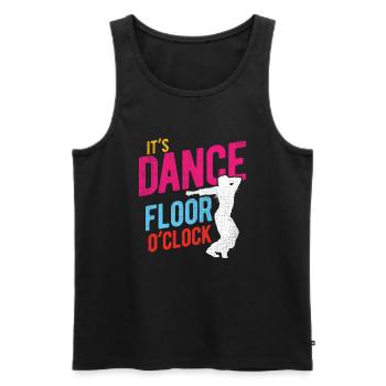 Breakdancing Tanzen für Tänzer - Männer Premium Bio Tank Top - Schwarz - Vorne - Michal (187cm)