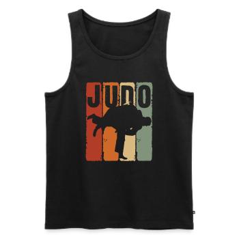 Japanischer Kampfsport Judo - Männer Premium Bio Tank Top - Schwarz - Vorne - Michal (187cm)