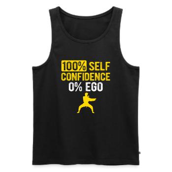 Japanischer Kampfsport Karate - Männer Premium Bio Tank Top - Schwarz - Vorne - Michal (187cm)