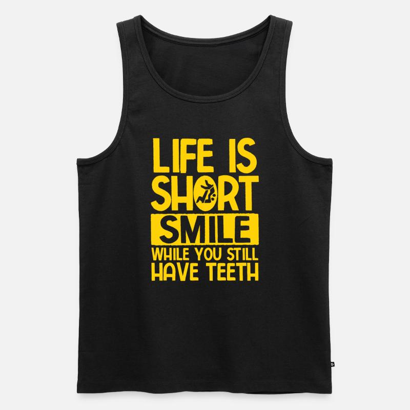 BJJ Jiu Jitsu - Männer Premium Bio Tank Top - Schwarz