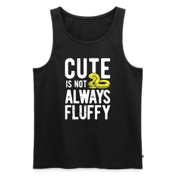 Reptilien Für Fans Von Schlangen - Männer Premium Bio Tank Top - Schwarz - Vorne - Michal (187cm)