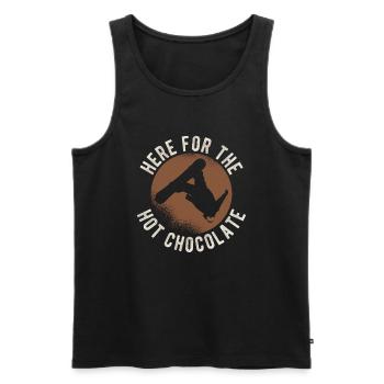 Snowboard Spruch für Snowboarder - Männer Premium Bio Tank Top - Schwarz - Vorne - Michal (187cm)