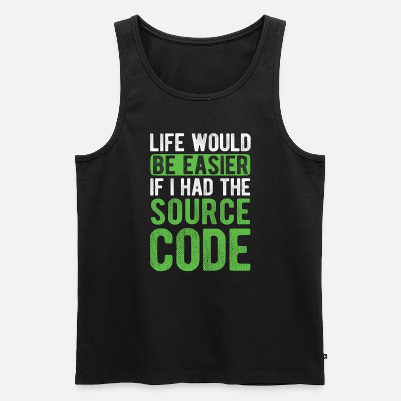 Software Ingenieur Informatiker Programmierer - Männer Premium Bio Tank Top - Schwarz