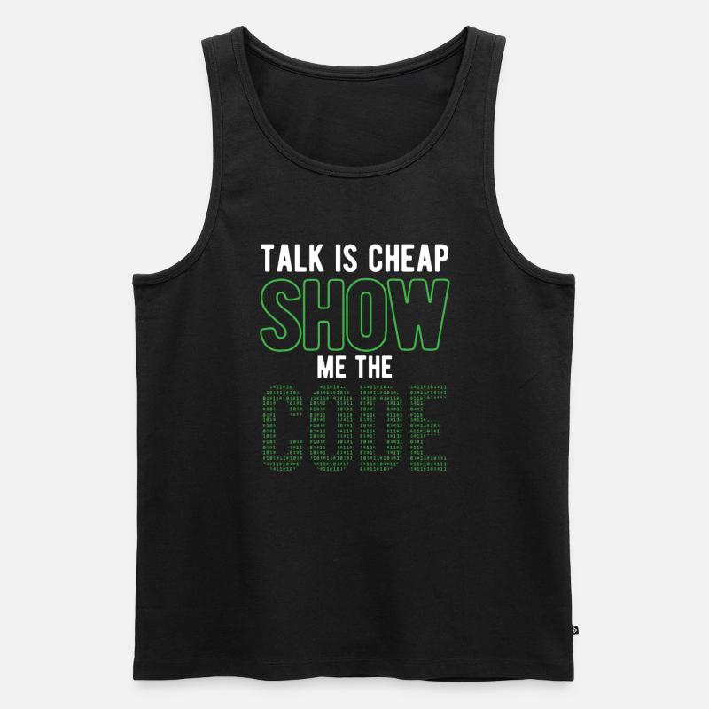 Software Ingenieur Informatiker Programmierer - Männer Premium Bio Tank Top - Schwarz