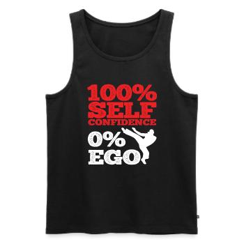 Japanischer Kampfsport Karate - Männer Premium Bio Tank Top - Schwarz - Vorne - Michal (187cm)