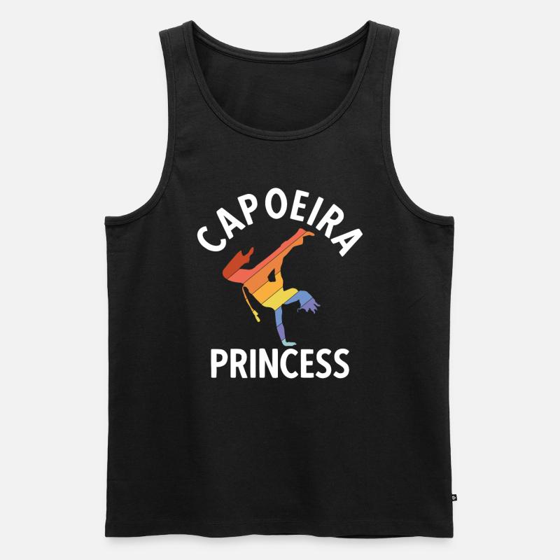Capoeira - Männer Premium Bio Tank Top - Schwarz
