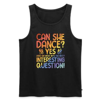 Breakdancing Tanzen für Tänzer - Männer Premium Bio Tank Top - Schwarz - Vorne - Michal (187cm)