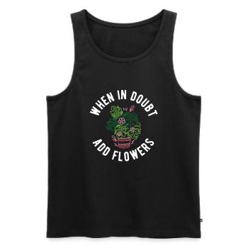 Landschaftsgärtner Hobbygärtner Gärtner - Männer Premium Bio Tank Top - Schwarz - Vorne - AI Model Male 178 light (178cm)
