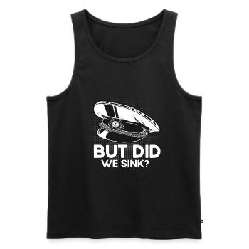 Aber haben wir Bootskapitän Sailor Ship Sailboat W - Männer Premium Bio Tank Top - Schwarz - Vorne - AI Model Male 178 light (178cm)