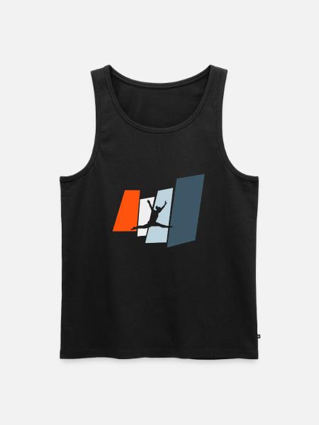 ballerina - Men's Premium Organic Tank Top - black