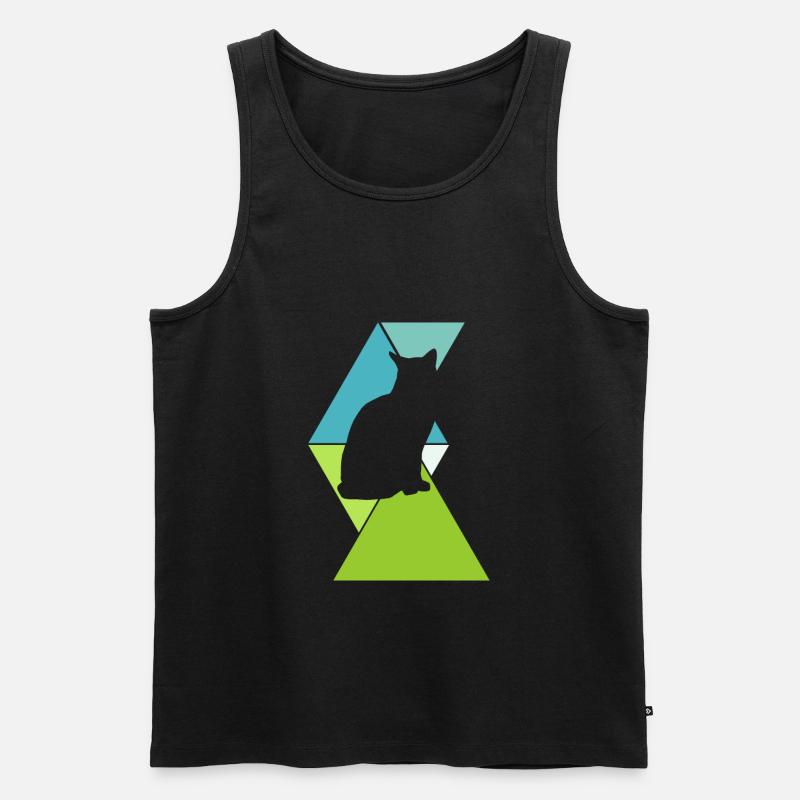 Mieze - Männer Premium Bio Tank Top - Schwarz