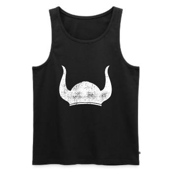 Vikinger - Männer Premium Bio Tank Top - Schwarz - Vorne - AI Model Male 178 light (178cm)