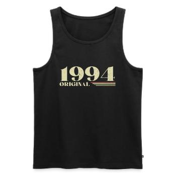 Original 1994 Vintage 1994 Birthday 1994 Retro - Men's Premium Organic Tank Top - black - Front - AI Model Male 178 light (178cm)