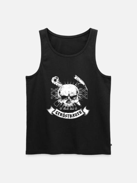 Gerüstbauer - Männer Premium Bio Tank Top - Schwarz