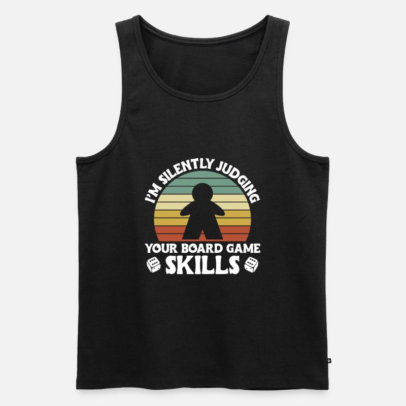 Brettspiel Nerd Geschenke Board Games - Männer Premium Bio Tank Top - Schwarz